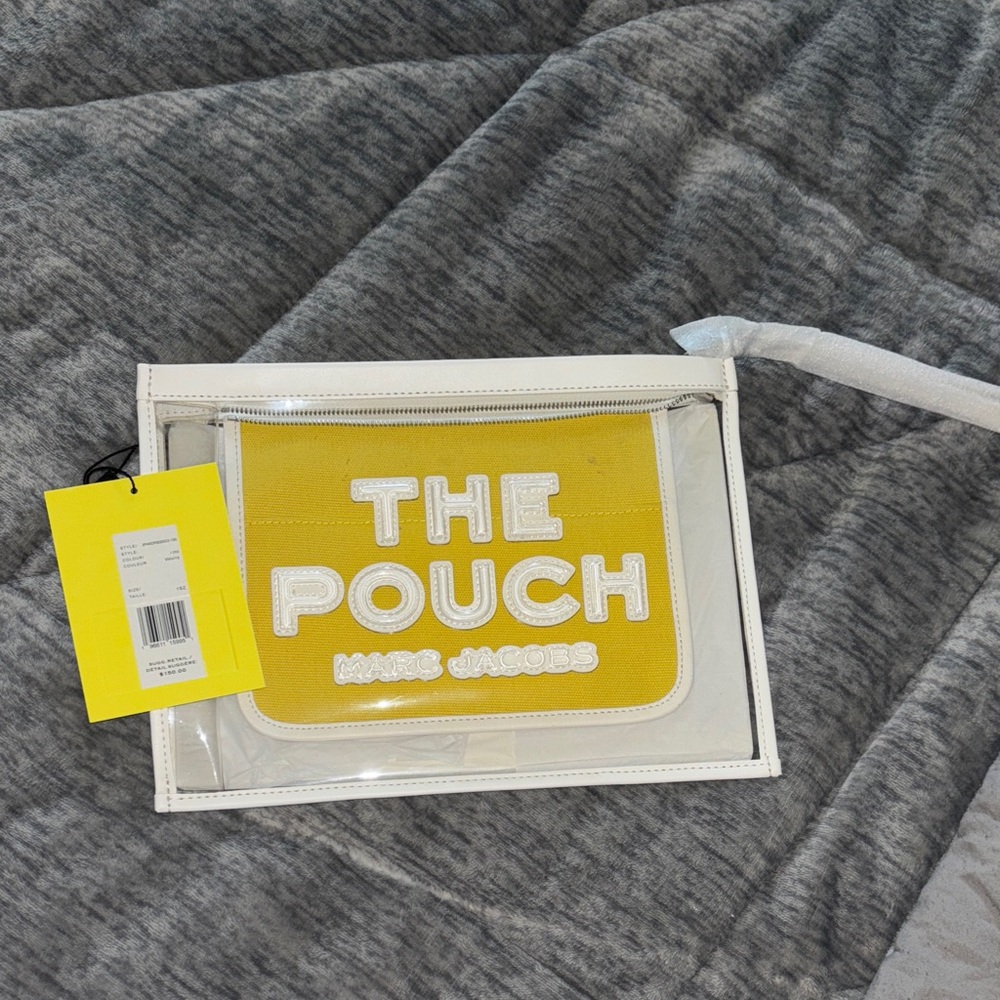 Marc Jacobs Yellow and White Pouch